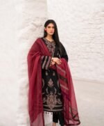 Sophisticated Red & Black Ensemble - Image 5