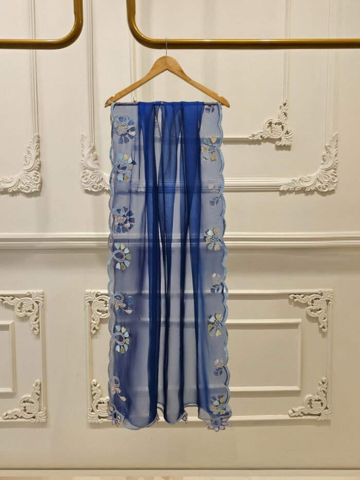 Aghanoor Inspired Luxury Cutwork 3 piece - Image 5