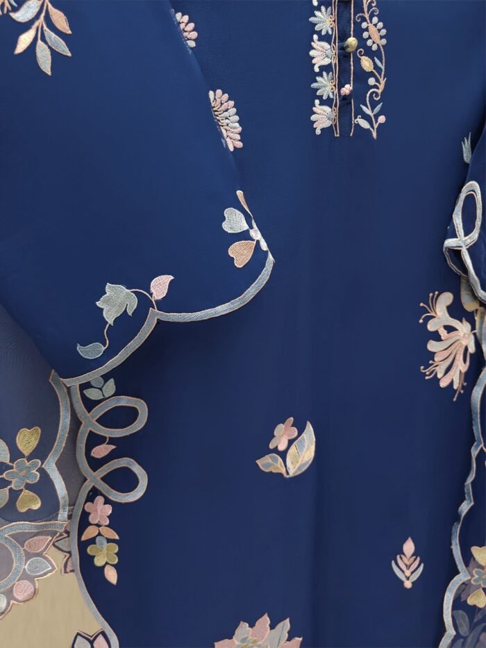 Aghanoor Inspired Luxury Cutwork 3 piece - Image 3
