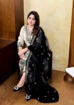 Elegant 3-Piece Embroidered Dress - Image 4