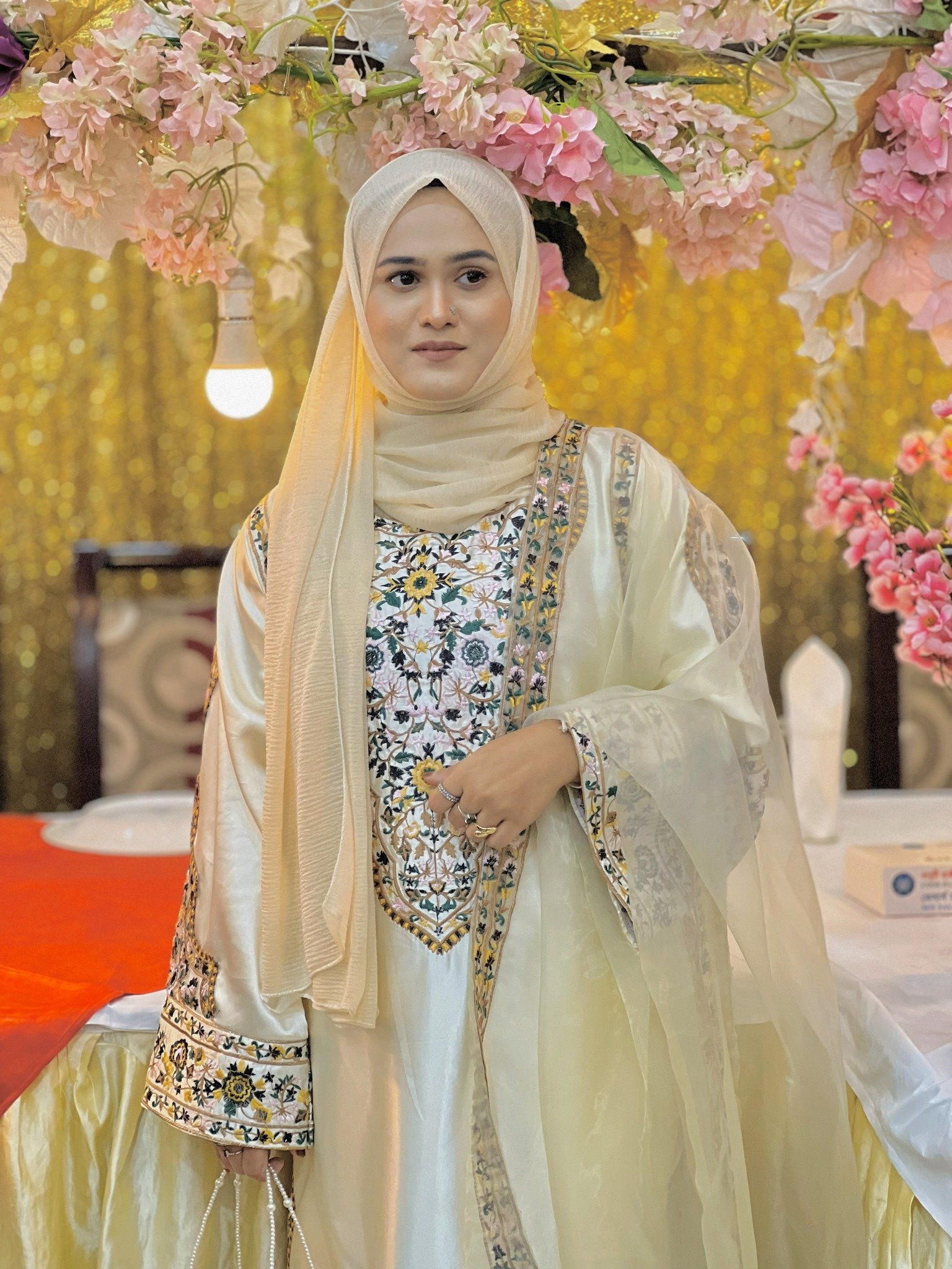 611347498_847558828113045_3196078892908490612_n Festive Elegance – Premium Satin Silk 3-Piece Full Stitched - Image 1