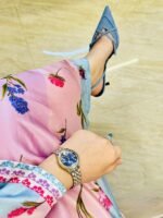 Most Demanding Premium Floral Silk  2-Piece – Karchupi Edition - Image 3