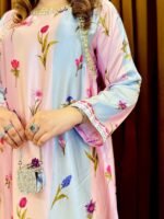 Most Demanding Premium Floral Silk  2-Piece – Karchupi Edition - Image 2