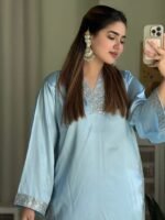 EID Elegance | Premium Satin Silk 2-Piece - Image 3